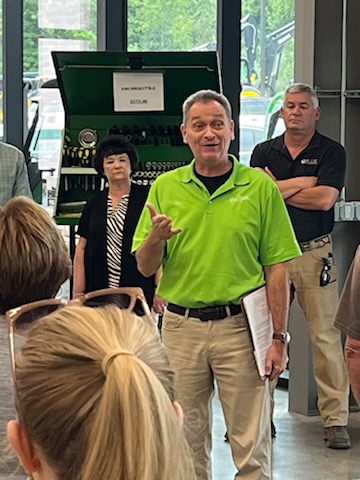 Paul speaking at Hutson corporate event