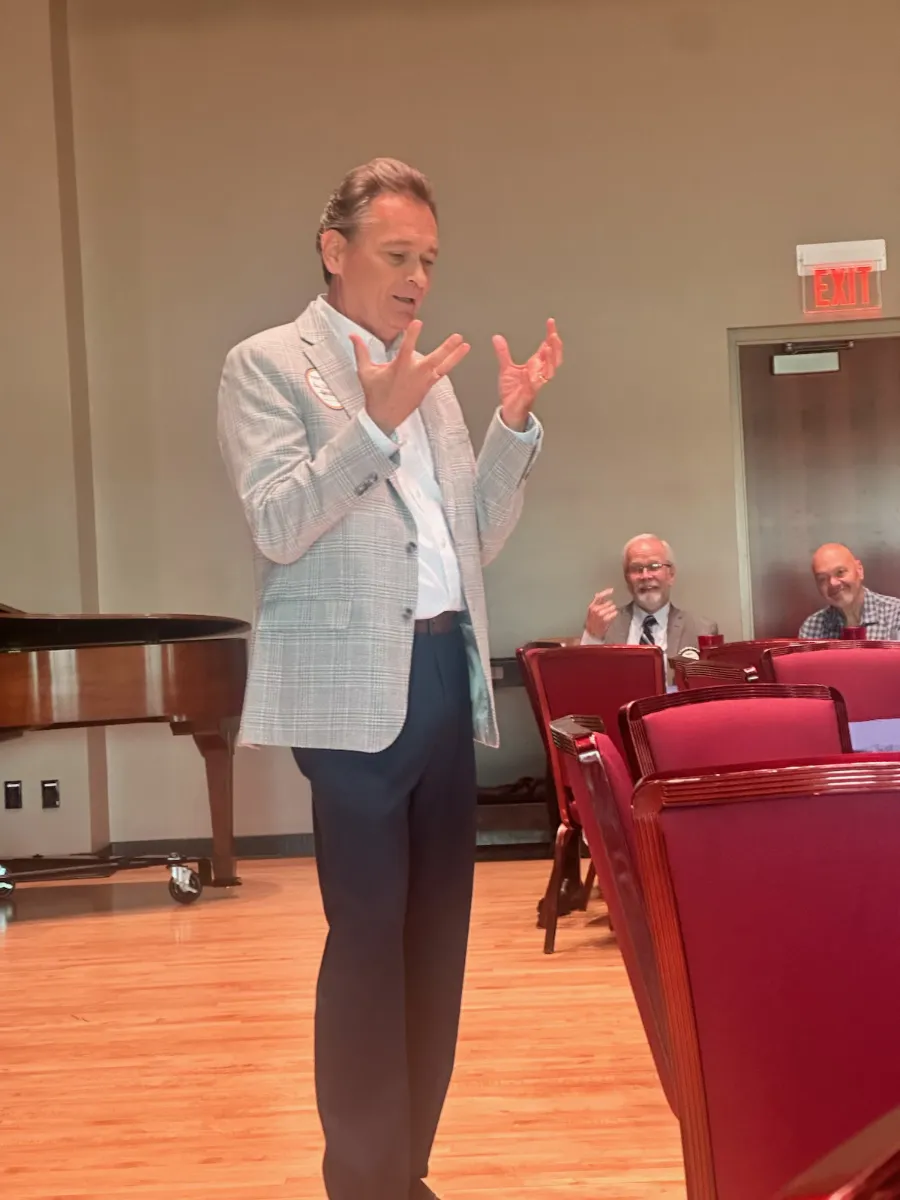 Paul Chappell speaking to an audience during the You Were Made For This keynote