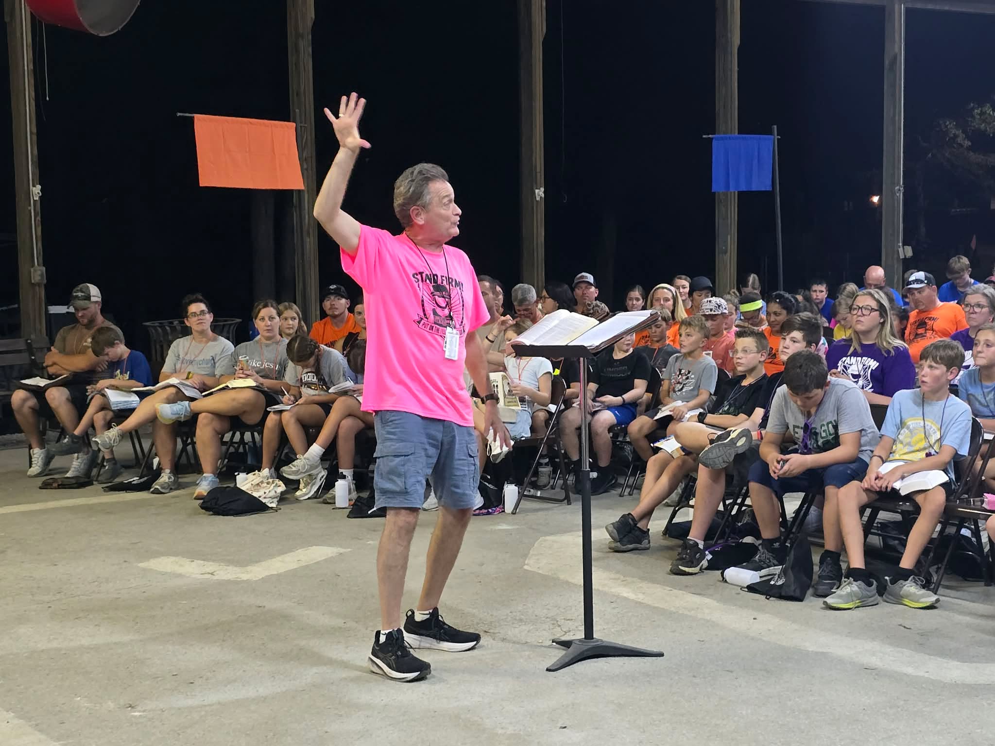Paul Chappell preaching at Kidz Kamp 2026