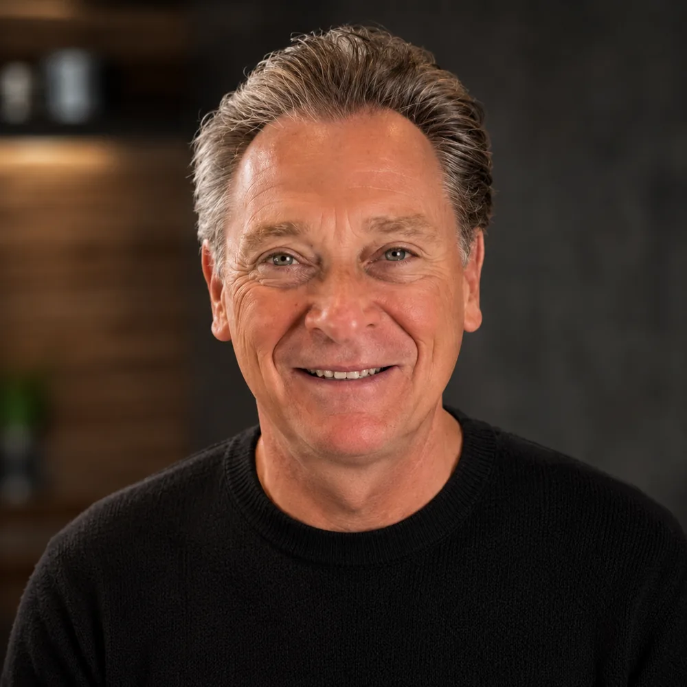 Paul Chappell headshot in a black sweater